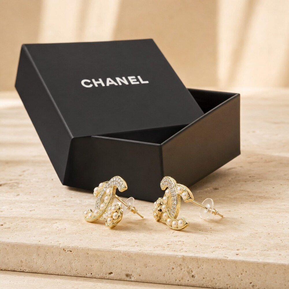 CHANEL Classic Parisian Earrings Style 3 | New with Box - Picture 6 of 9